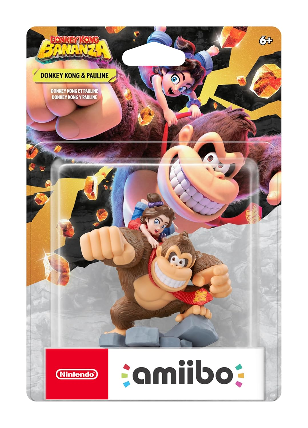 Donkey Kong and Pauline: Donkey Kong Bananza Series Amiibo Donkey Kong and Pauline: Donkey Kong Bananza Series Amiibo
